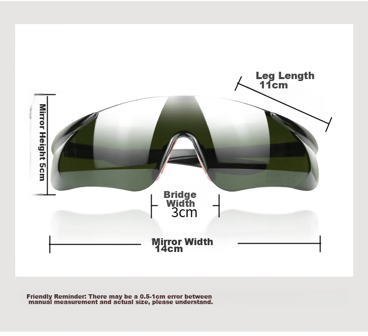XINGGONG Welding Goggles, Welder's Glasses, Industrial Cutting Protection, Anti-Glare, Anti-Blinding Laser Welding Safety Glasses XGY-9H 10