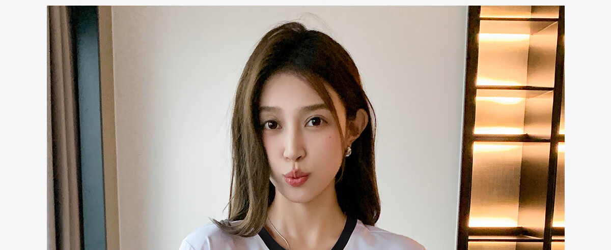 Halo Queen Long-Sleeve T-Shirt for Women, Spring And Autumn Round Neck Shell Cute Casual Versatile Base Shirt Top New Product H143T2020 32