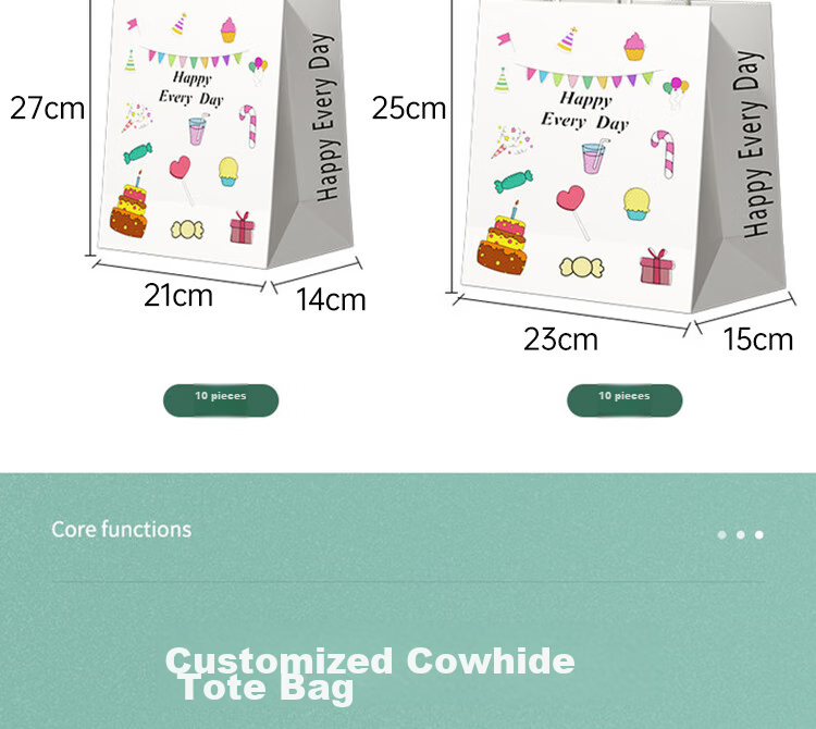 Dengbi Gift Bags for Children's Birthday Presents, Party Favor Packaging Bags, Kraft Paper Handbags, New Year Gift Bags 25