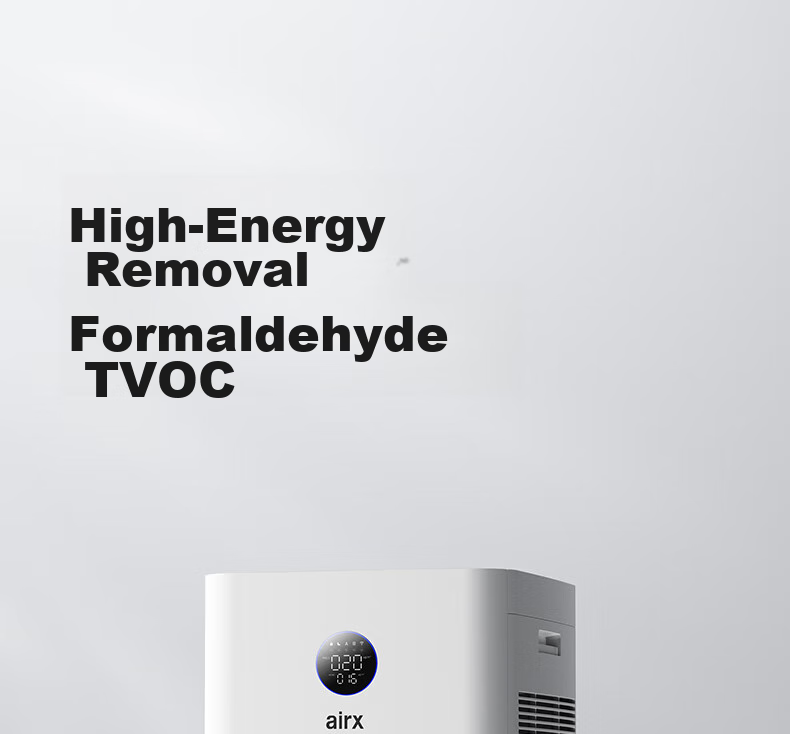 Airx Air Purifier Removes Formaldehyde And TVOC [Removes Pollen Allergens], Antibacterial Air Purifier Removes Influenza, Smog, Odors, Formaldehyde, Digital Display Purifies Multiple Pollutants A10SE 2