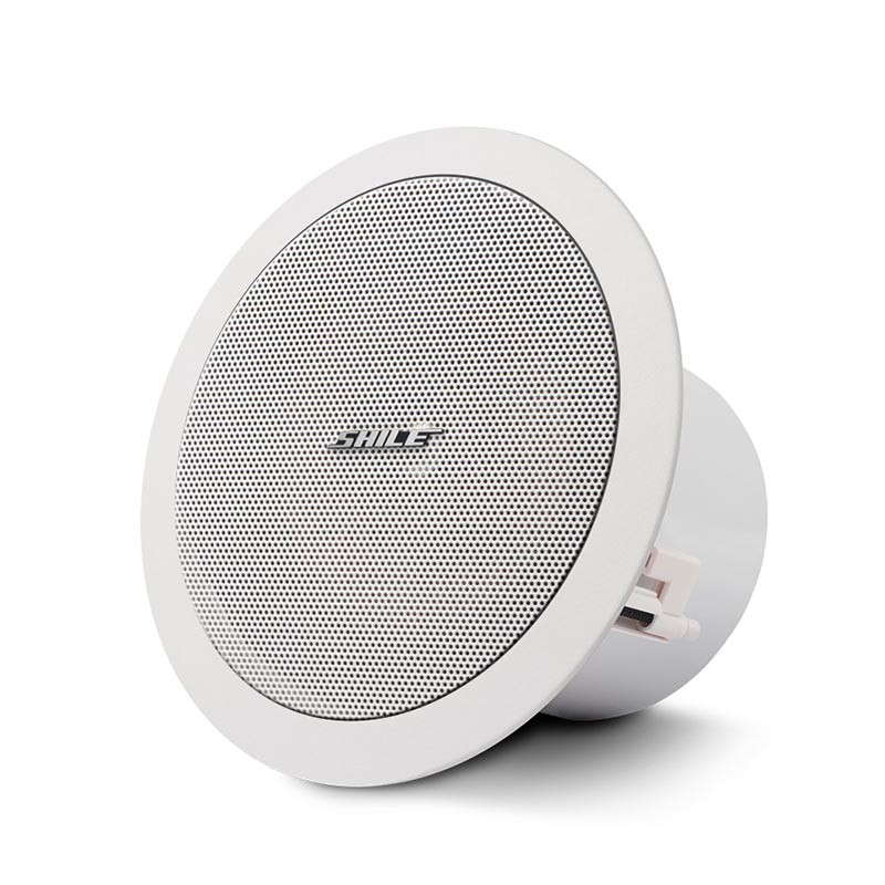 SHILE BX-206 Ceiling Speaker, Fixed Impedance Loudspeaker, Indoor Suspended Ceiling Recessed Speaker, 6.5-Inch Conference Room Public Address System Background Music Speaker