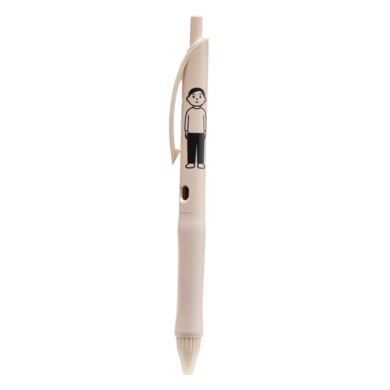 KOKUYO Noritake Vividry Collaboration Retractable Gel Pen Office Signing Pen 0.5mm Black Ink Pink Barrel 1 Pack WSG-PR2X302P