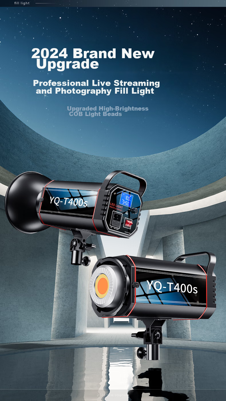 CRENOV [200W Measured Light] Live Streaming Photography LED Fill Light, Sunlight Fill Light, Soft Light Ball Lamp for Photography Studio, Photo Equipment, Camera Props, Live Streamer Beauty Kit 2