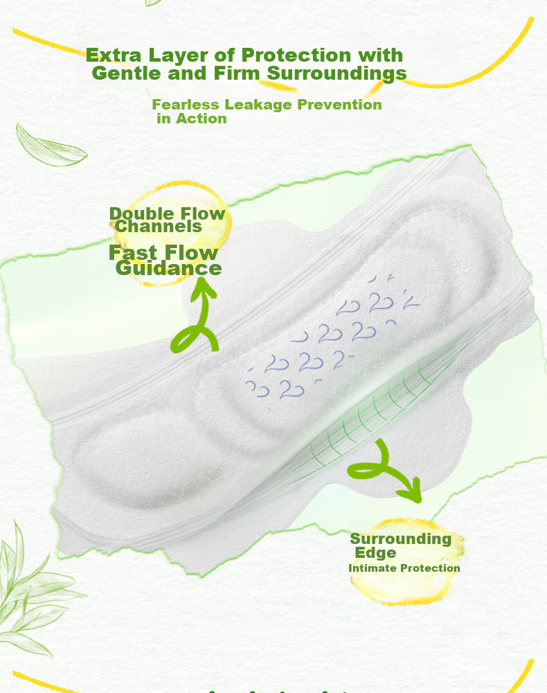 ABC Australian Tea Tree Extract Ultra-Thin Breathable Overnight Sanitary Napkins, Sold by JD, Menstrual Pads, 280mm*8 Pieces 7