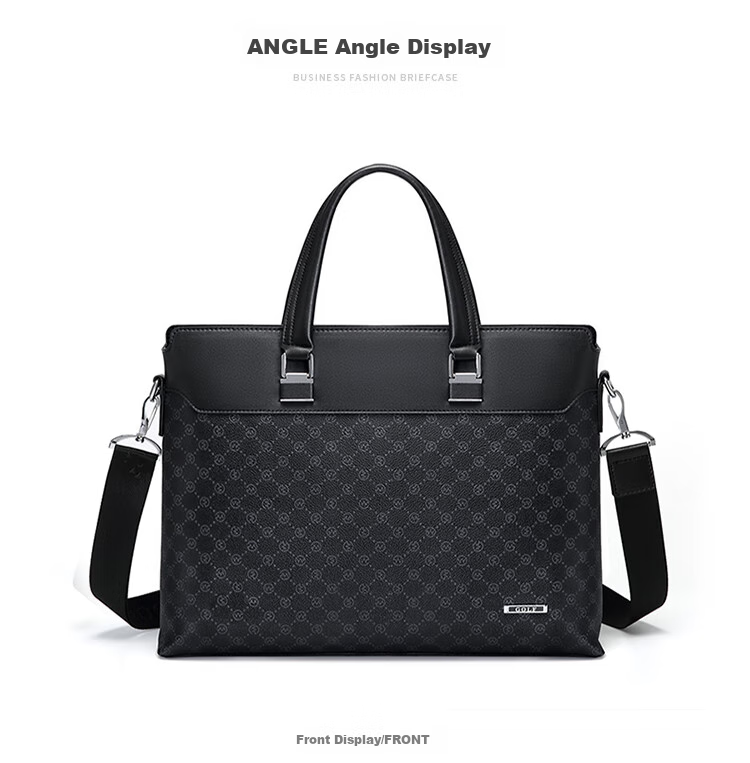 GOLF Briefcase, Men's Handbag, 14-Inch Laptop Bag, Business Office Travel Shoulder Crossbody Bag 22