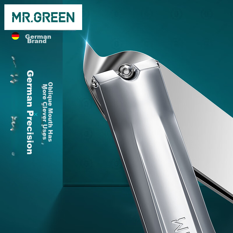 MR.GREEN German Diagonal Nail Clipper Set, Nail Cutter And Nail Nipper Tools, Imported Stainless Steel 2-Piece Set Mr-1136Plus