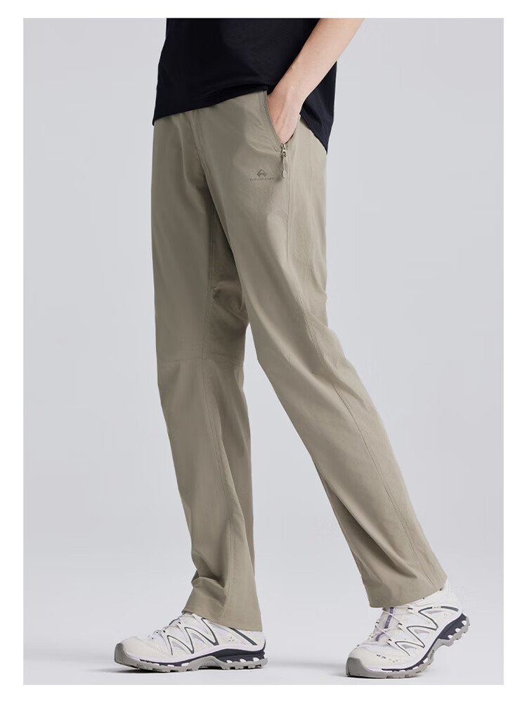Pioneer Camp Windproof Outdoor Pants for Women, Summer Lightweight Sports Hiking Climbing Trousers, Breathable Water-Repellent Casual Straight-Leg Long Pants 12