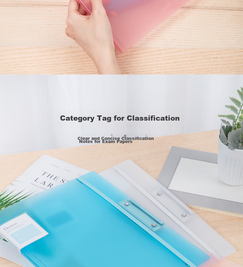 Deli A3 Folding Exam Paper Folder File Organizer, Simple And Stylish Student Subject Storage Organizer with Folded Structure, Exam Paper Classification, Mixed Random Colors, 72551 4