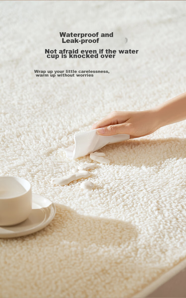 JD Original [High Temperature Power-Off] Timer Mite Removal Electric Heating Blanket High-End Lambswool Double Control for Two People 1.8x2m 5