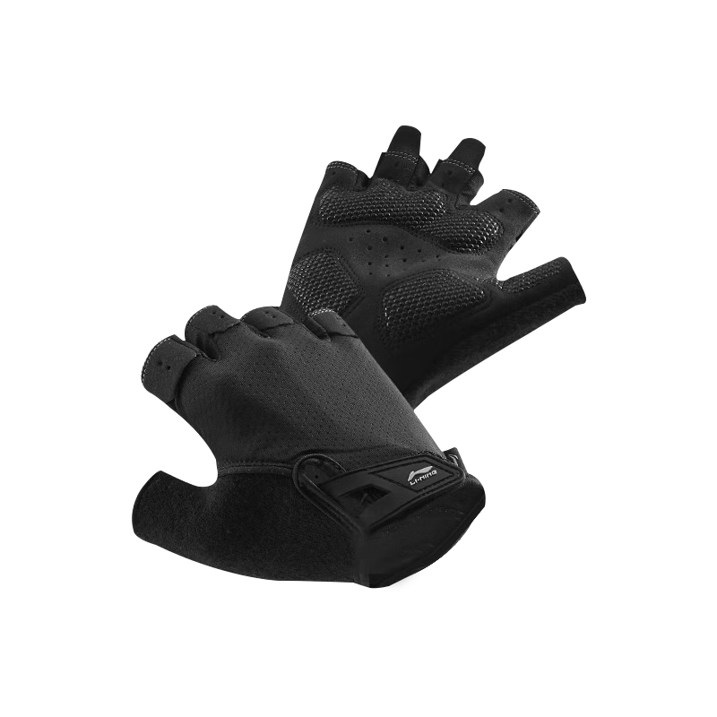 Li-Ning Fitness Gloves for Men, Pull-Up Bar, Weightlifting, Gym Equipment Training, Women's Sports, Cycling, Palm Protection, Wrist Support, Non-Slip, Anti-Callus