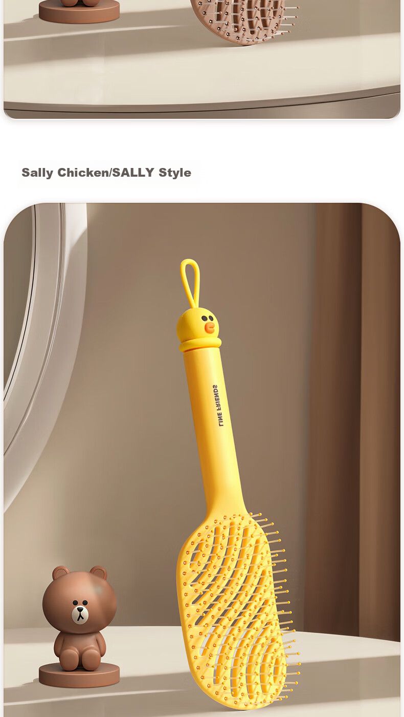 Creative Art Air Cushion Comb for Women, Volumizing Massage Comb with Air Pouch, Men's Air Comb, Sandalwood Mid-Autumn Festival Gift for Teachers 14