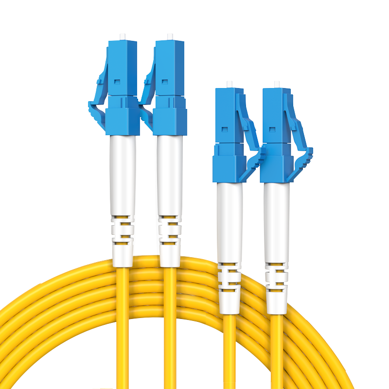 NetLINK Telecom-Grade Fiber Optic Patch Cable, LC-LC Single Mode Dual Core 10 Meters, 9/125 Optical Cable Fusion Splice Pigtail, 1 Piece, HTF-LC