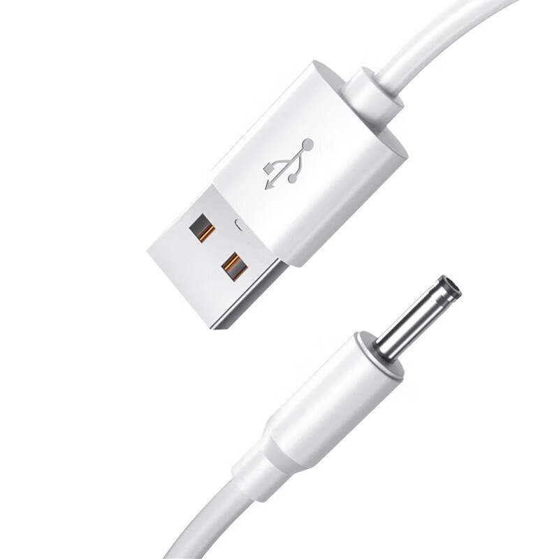 Кабель BIAZE USB Type-A - DC 3.5мм, 1 метр, белый, для зарядки