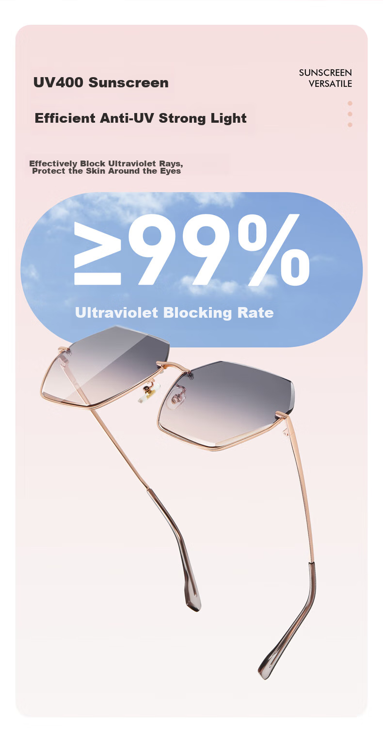 HLA Nylon Sunglasses, Fashionable Sunglasses for Women, Sun Protection And UV Protection Glasses, Driving Glasses, All Gray Color 3
