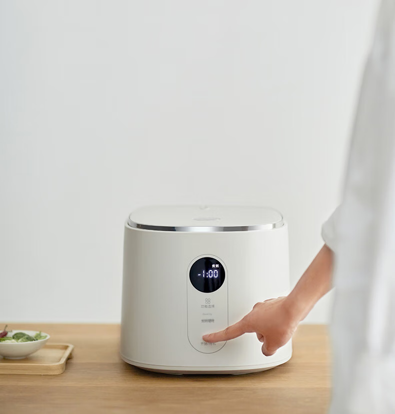 Olayks Instant Rice Cooker, Small 3L Capacity for 2-6 People, Inner Pot, 24-Hour Smart Reservation, Multifunctional Home Rice Cooker with Steamer Basket 28