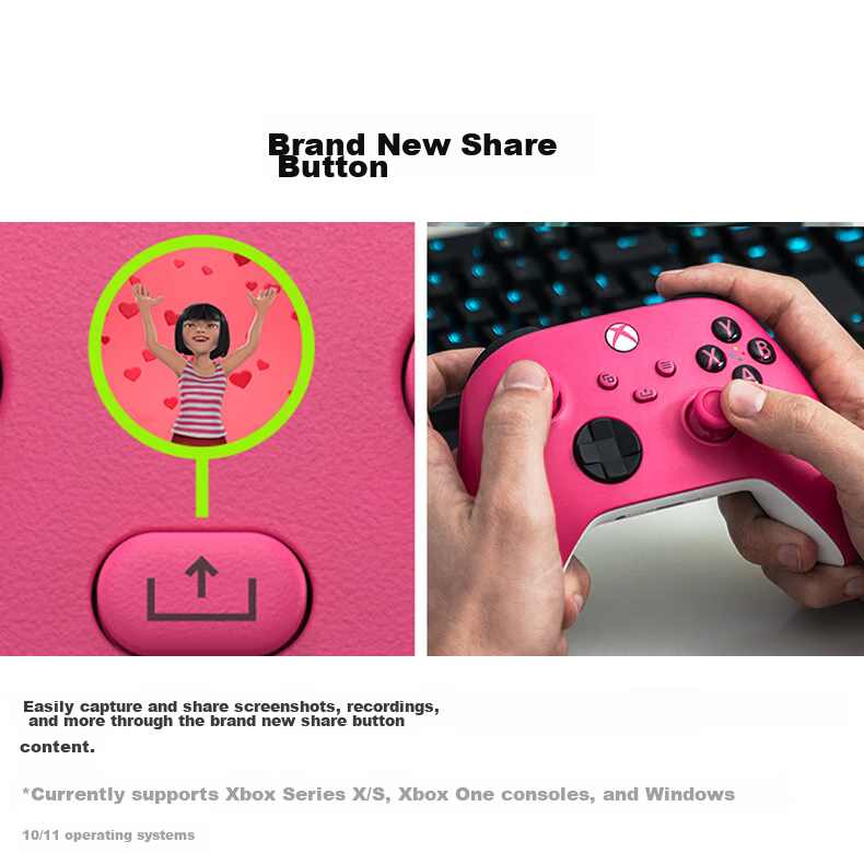 Microsoft Xbox Wireless Controller, Ice White, Bluetooth Compatible with Xbox/PC/Tablet/Phone, Steam Promotion Black Myth: Wukong Silk Song 5