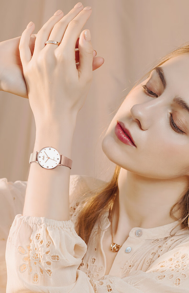 EBOHR Women's Watch, Kana Series INS Simple Quartz Ladies Watch, Birthday Mid-Autumn Festival Gift, 51500122 for Girls 3