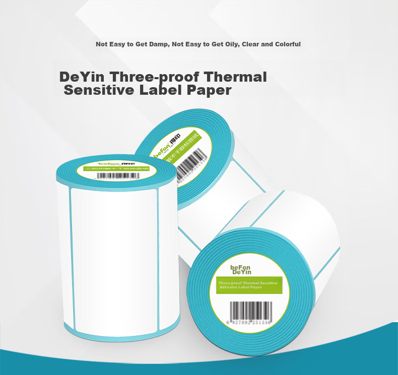 Befon Waterproof, Oil-Proof, And Scratch-Resistant Thermal Label Printing Paper, 40mm*30mm, Self-Adhesive Surface, Electronic Scale Barcode Paper, 800 Sheets 1