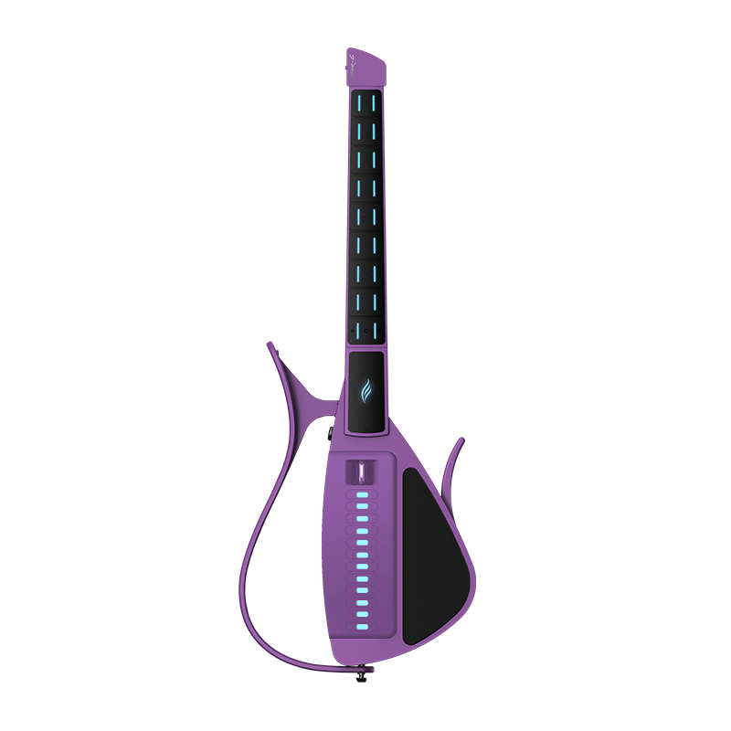 Enya CyberG Stringless Guitar with Automatic Tuning, Smart Acoustic-Electric Guitar with CyberG Pickups, Purple