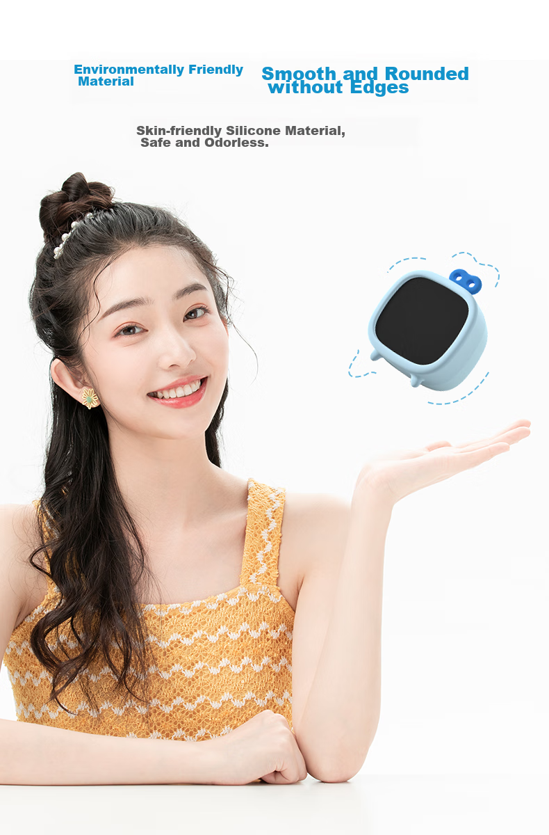 TEN-WIN Elementary School Student Smart Alarm Clock AI Time Management Device Multilingual Translation Learning Stationery Children's Official Textbook Visual Electronic Clock 1204 Blue 9