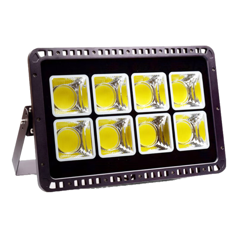 Qianzhiyi LED Floodlight High Power 400W Outdoor Waterproof COB Spotlight for Factory Square Construction Site Warehouse Basketball Court High Brightness Lighting