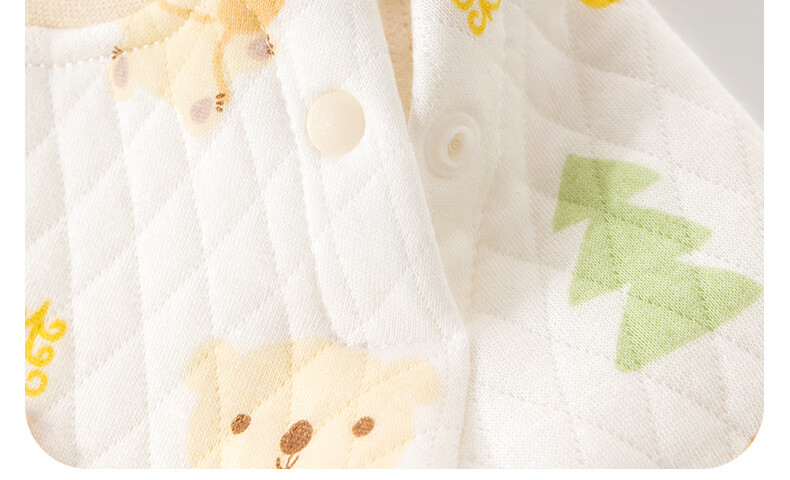 Huanxixiaoxiong Baby Thermal Underwear Winter Set, Girls' Clothing, Boys' Autumn And Winter Three-Layer Warm Separate Set 7