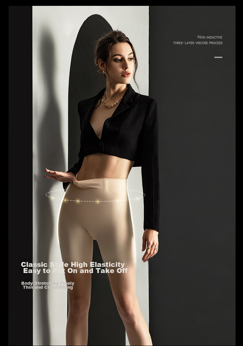 VNA High-Waisted Butt-Lifting Tummy Control Shapewear Pants for Women, Skin Color [Light Shaping Mid-Rise Version] M 5