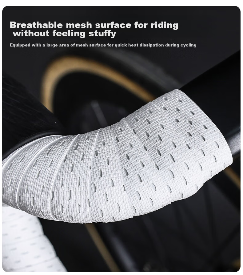 LEBYCLE Road Bike Handlebar Tape with Silicone Anti-Slip Dirt-Resistant Universal Handlebar Wrap for Bicycles, Cycling Accessories And Equipment 5