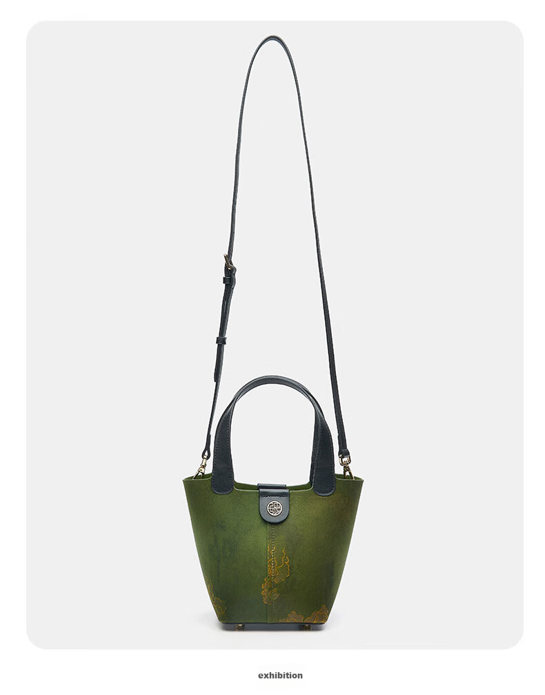 PmSix Mother's Day Gift for Mom, New Chinese-Style Women's Handbag, National Intangible Cultural Heritage Mulberry Silk Vintage Tote Basket Crossbody Bag 18