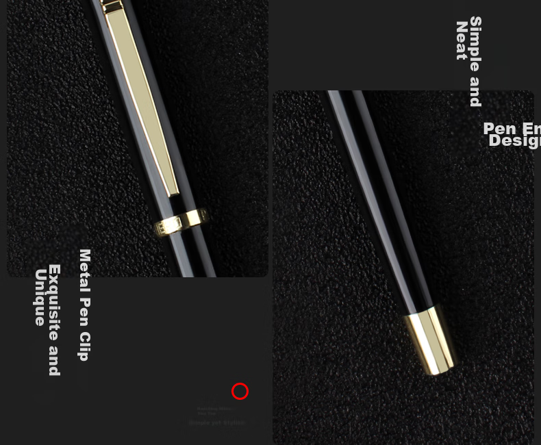 HERO Ballpoint Pen P103, Black, Daily Use, Business Office, Signature Pen, 0.5mm 10