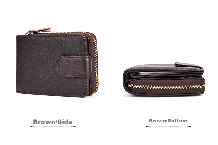 BOSTANTEN Top-Grain Leather Card Holder with Multiple Slots, Accordion Wallet for Men, Coin Purse, Birthday Gift for Husband, Boyfriend, Or Father 15