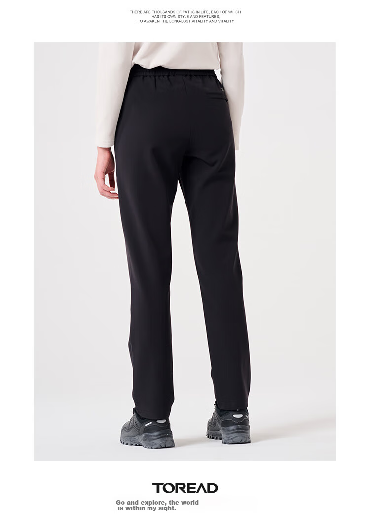 TOREAD Men's Softshell Pants Autumn Winter 2025 Outdoor Windproof Breathable Fleece Lined Thermal Hiking Trousers TAMMCN91861 19