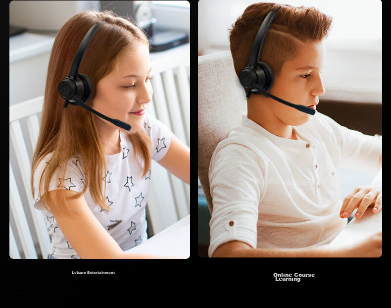 Yijiatong (Eagaton) Y390D ENC Active Noise-Cancelling Binaural Headset, Single 3.5mm + USB Interface, Adjustable Volume, Silent, for Telemarketing, Office Meetings And Educatio 12