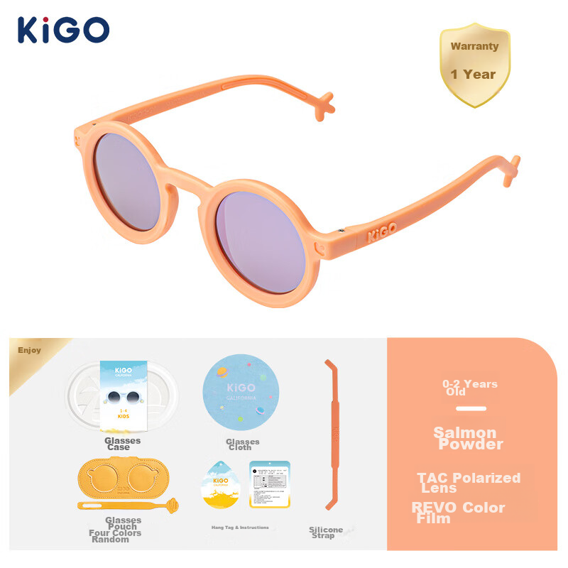 Kigo Children's Polarized Sunglasses, UV Protection, Pristine Elegant White (Ages 2-5) 6