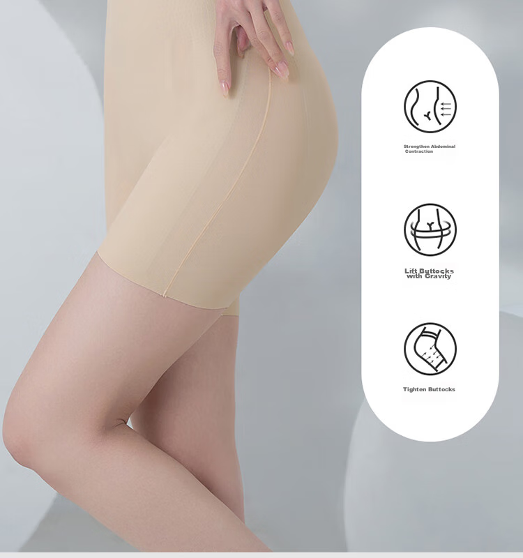 LangSha Shark Shorts for Women, Summer Lightweight Tummy Control And Butt-Lifting High-Waist Shark Pants, Floating Seamless Safety Shorts 2