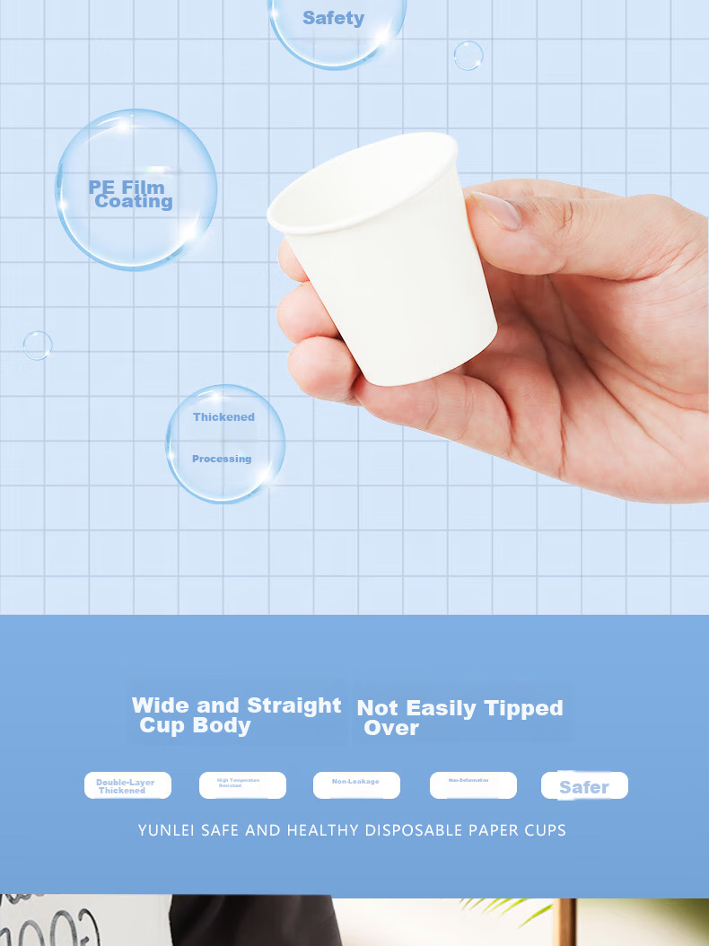 BJ Disposable Cups, Sample Cups, Single-Use Tea Cups, Small Tasting Cups, Small Paper Cups, Sampling Cups, 60ml, 100 Pieces 4