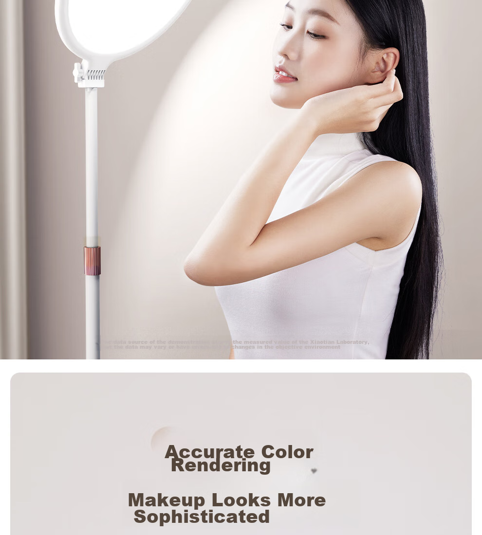 Xiaotian Live Streaming Fill Light, Host-Specific Beauty Light, Mobile Desktop Live Streaming Light, Floor-Standing Universal Full-Screen Face Light, Studio Lighting, Influencer Light, Photography Shooting Stand 12