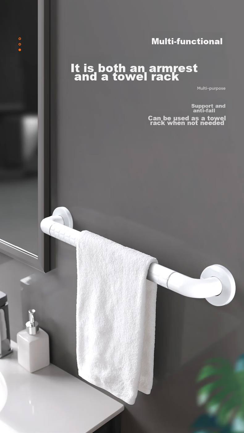 Muvi Barrier-Free Bathroom Toilet Handrail, Elderly Safety Handrail Railing, Specialized Bathroom Toilet Anti-Fall Lifting Device 10