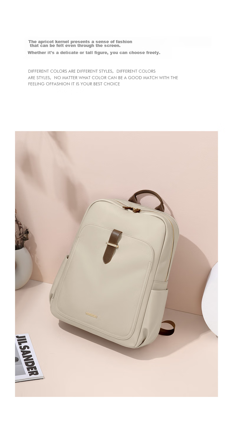 GOLF Women's Backpack, Casual Bag, Oxford Cloth Schoolbag, 15-Inch Laptop Bag, Business Trip Commuter Travel Bag 27