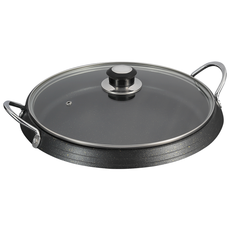 JInyu (JINYU) Casserole Dish, Grill Pan, Barbecue Plate, Induction Cooker Griddle, Outdoor Non-Stick Universal Electric Ceramic Stove Pa