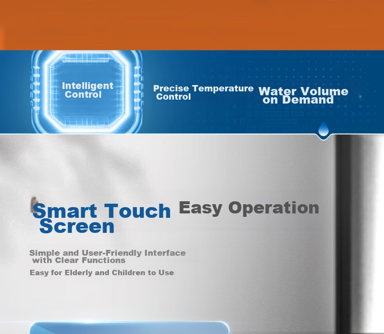 TRULIVA Wall-Mounted Hot And Cold Water Dispenser, Instant Hot And Cold, Ice Water Experience, Home Under-Sink Water Purifier, All-In Direct Drinking Companion, High Flow Rate Compatible with W-O6412 12