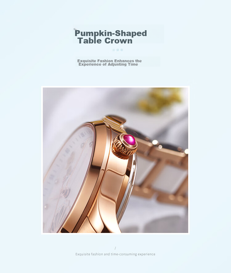 EBOHR Women's Watch, Shell Skeleton Ladies Mechanical Watch, Birthday Mid-Autumn Festival Gift, 50690121 for Girlfriend 13