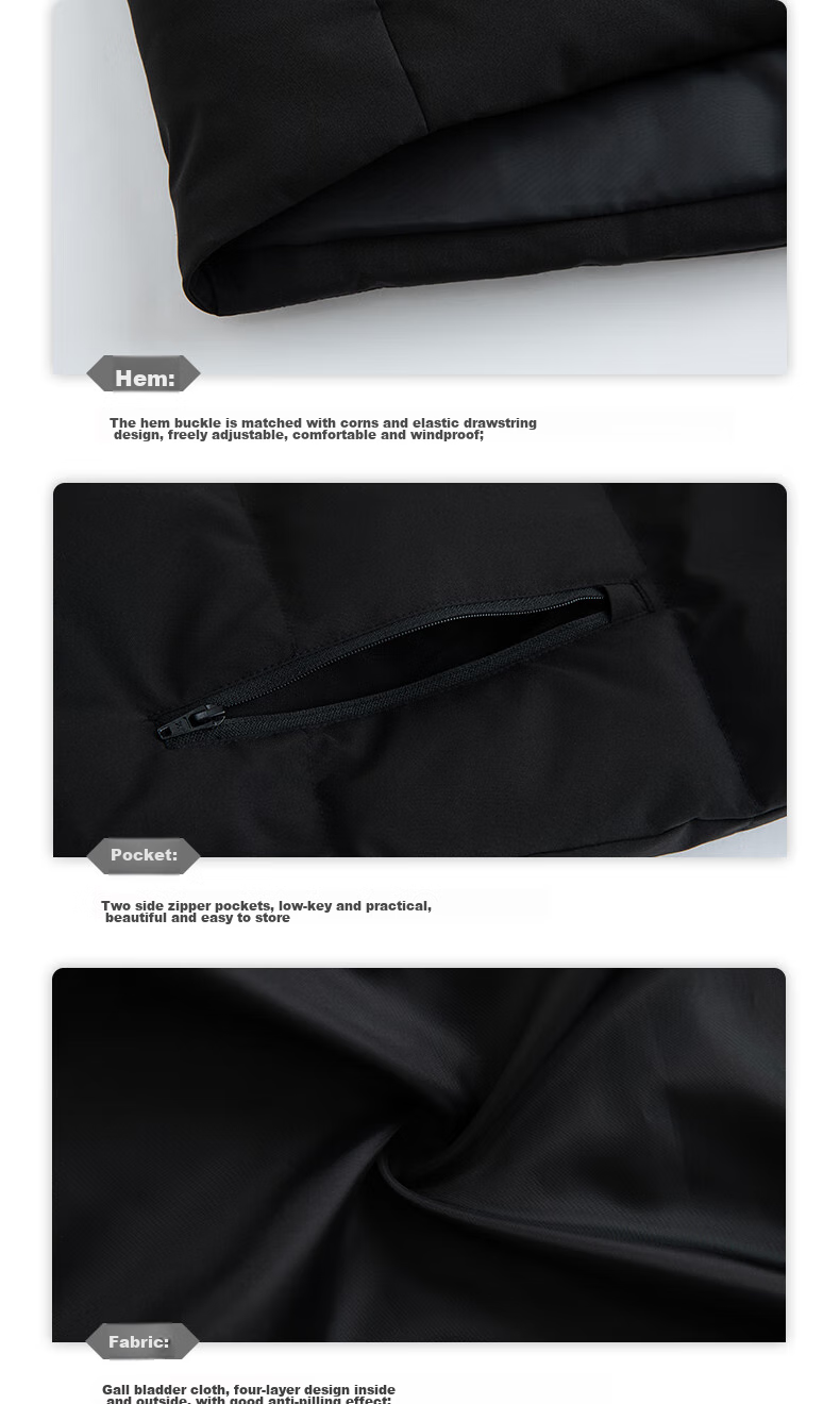 361° Men's Autumn Winter Three-Protection Water-Repellent Short Hooded Down Jacket 652544301D-3 35