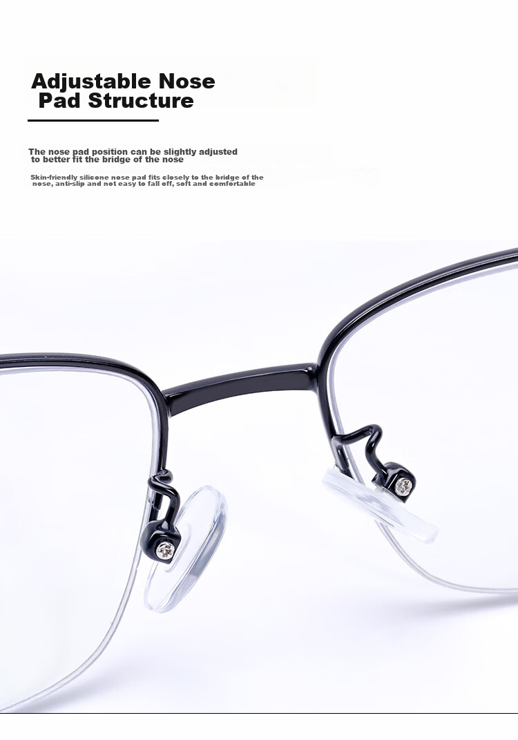 Mr. PuTian Reading Glasses for Men And Women, Imported High-Definition Anti-Blue Light Presbyopic Glasses, Memory Titanium 76035, 150 Degrees, for Ages 50-54 14