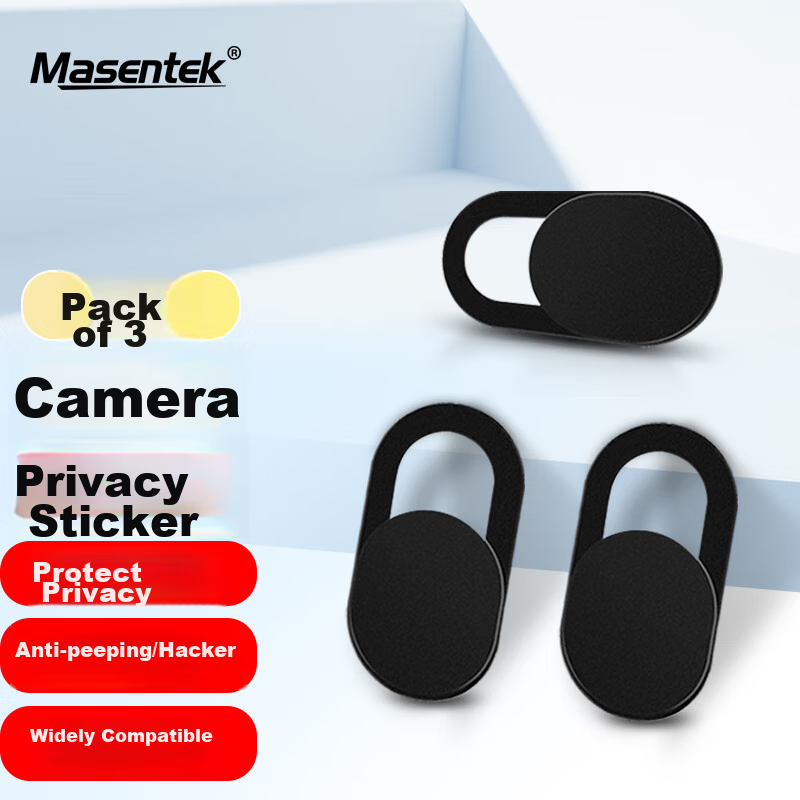 Masentek Camera Privacy Cover, Phone Laptop MacBook Tablet Front Camera Anti-Peeping Protective Sticker, Suitable for Huawei Apple HP Lenovo