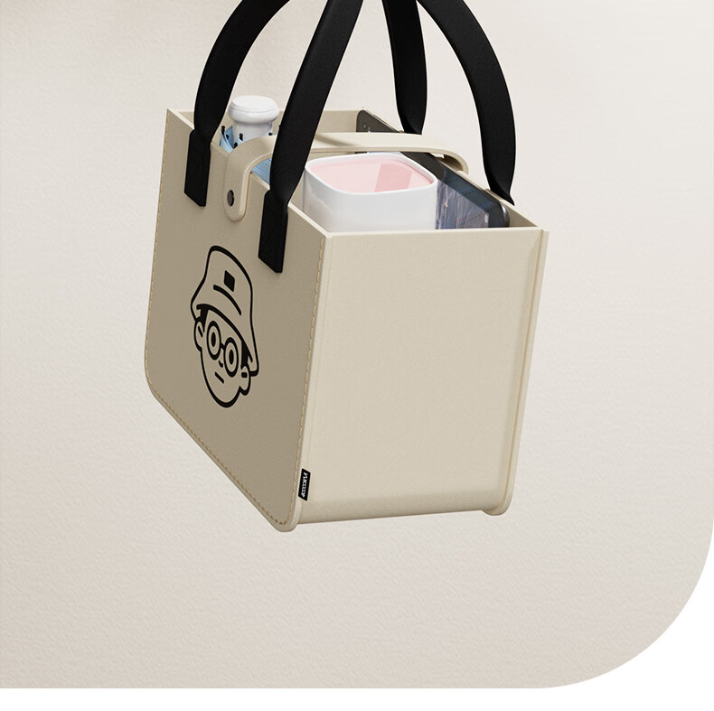 Siwangongli Felt Handbag, Portable Commuter Tote Bag, Canvas Bag, Simple College Student Shopping Storage Bag, Large Capacity Gift Bag 13