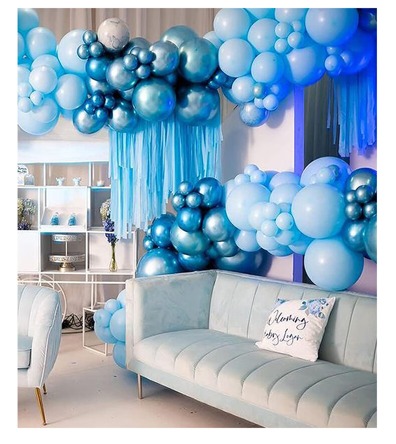 Duomeiyi Balloon Arch, Birthday Scene Decoration, Birthday Balloons, Valentine's Day Props, Party Setup, Macaron Blue 8