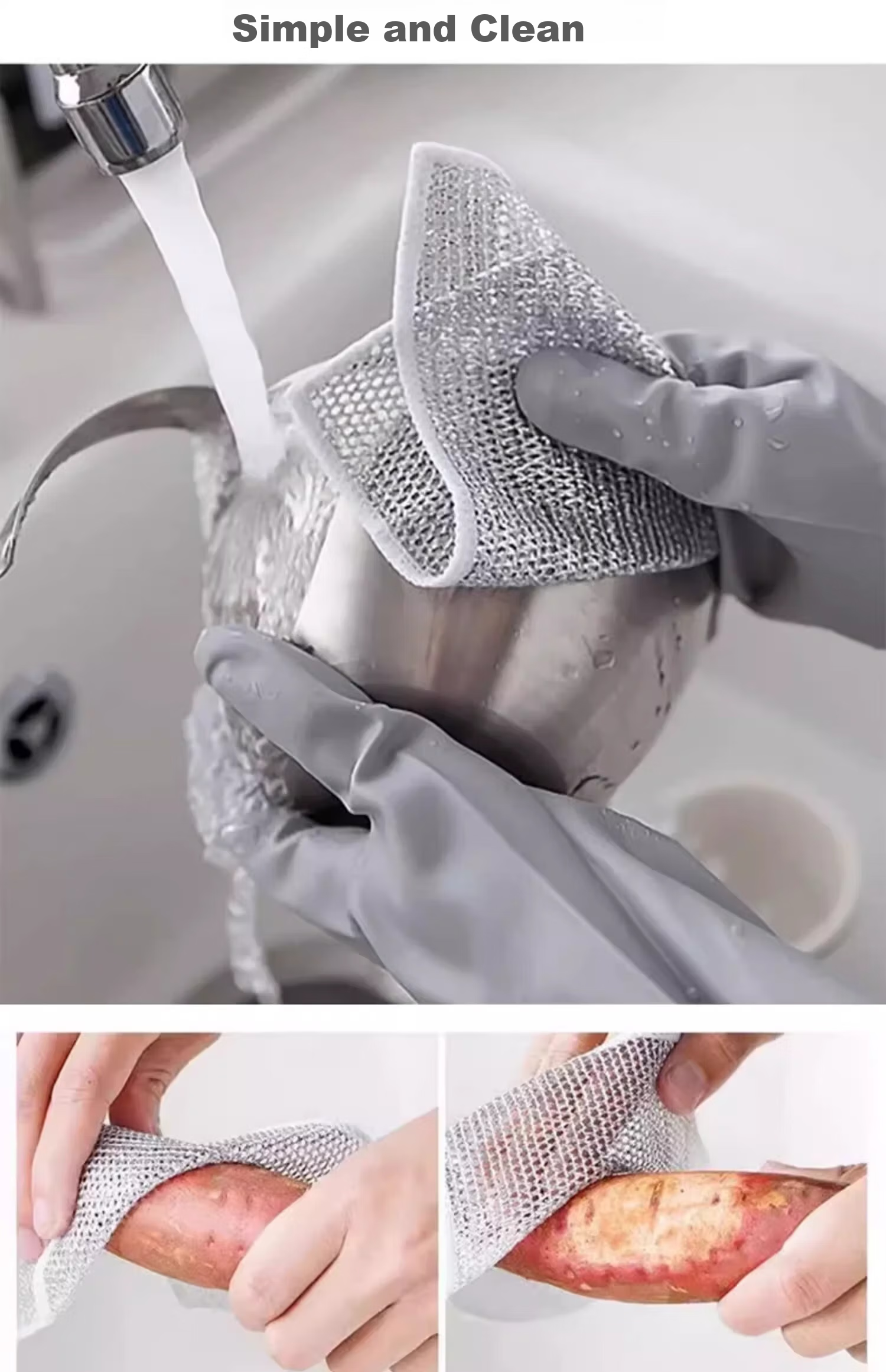 CHUSHE Coffee Machine Cleaning Cloth, 30*30cm, 3 Pieces, Waffle Pattern, Dual-Use for Machine And Towel, Cleaning Cloth, Microfiber Fabric 4