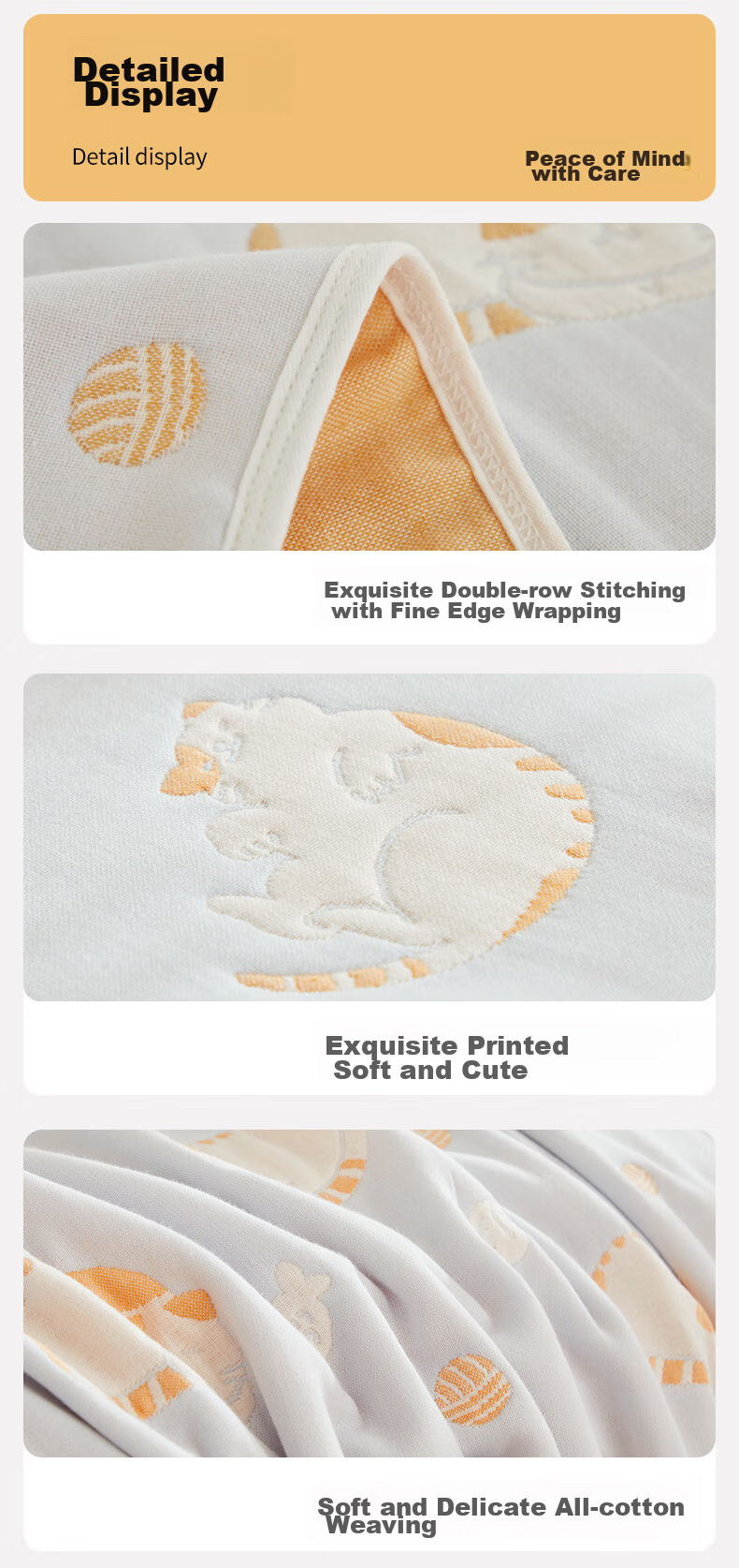 Hengyuanxiang Towel Blanket, Pure Cotton Class A Antibacterial, Six-Layer Gauze, All-Cotton Quilt, Air Conditioning Blanket, Thickened, 3.2 Jin, Milk Bun Roll 13