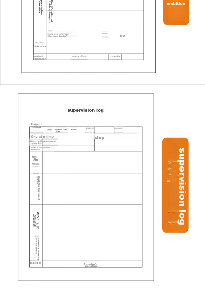 Elifo Construction Log Notebook, Pack of 10, A5 Size, Record Book Diary, Construction Site Engineering Work Enterprise Unit Safety Officer Progress Notes 10